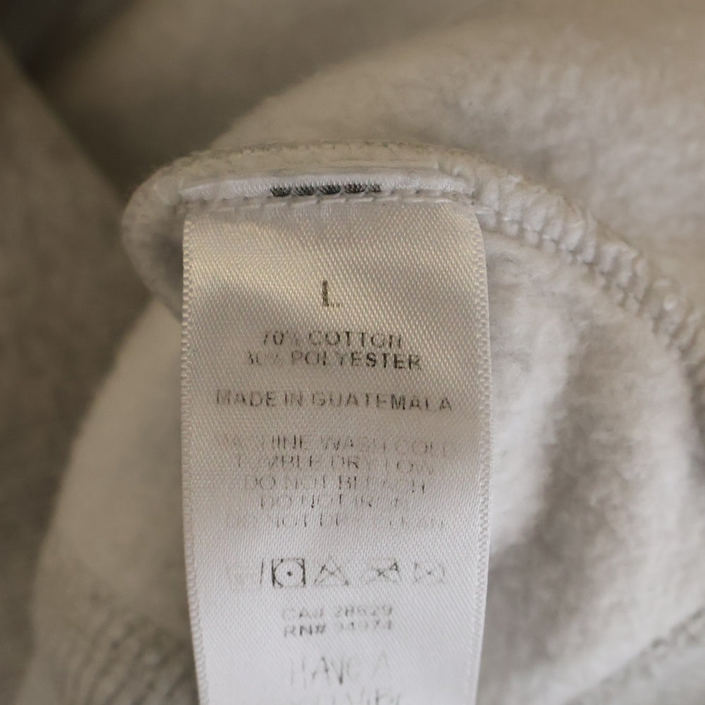 STUSSY(ステューシー) 23AW BLUR CREW ブラー クルーネック スウェットトレーナー ライトグレー