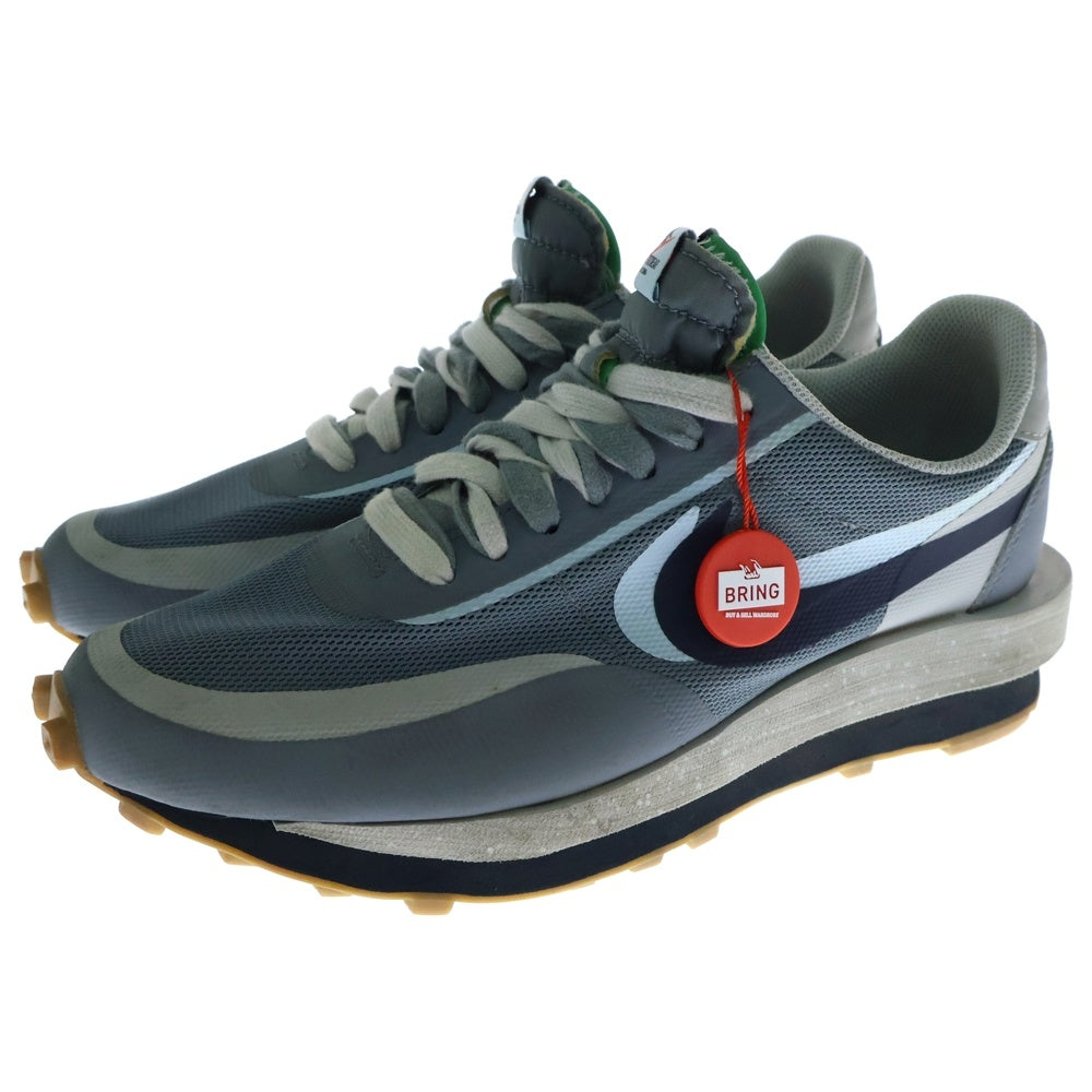 NIKE(ナイキ) ×CLOT×Sacai LDWAFFLE クロット サカイ エルディワッフル ローカットスニーカー グレー US9.5/27.5cm DH3114-001