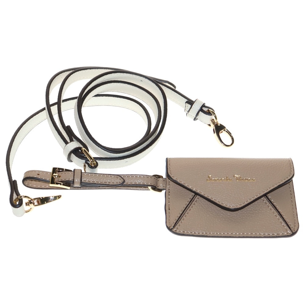 Samantha Thavasa(サマンサタバサ) エンターライン 2WAY レザートート ハンドバッグ ショルダーバッグ ホワイト/ベージュ レディース