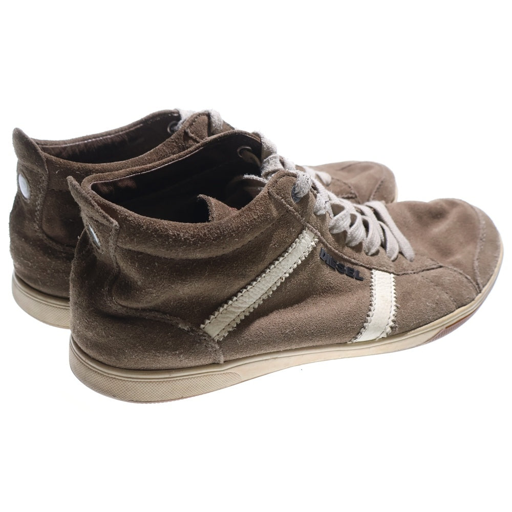 DIESEL(ディーゼル) スエード ローカットスニーカー ブラウン