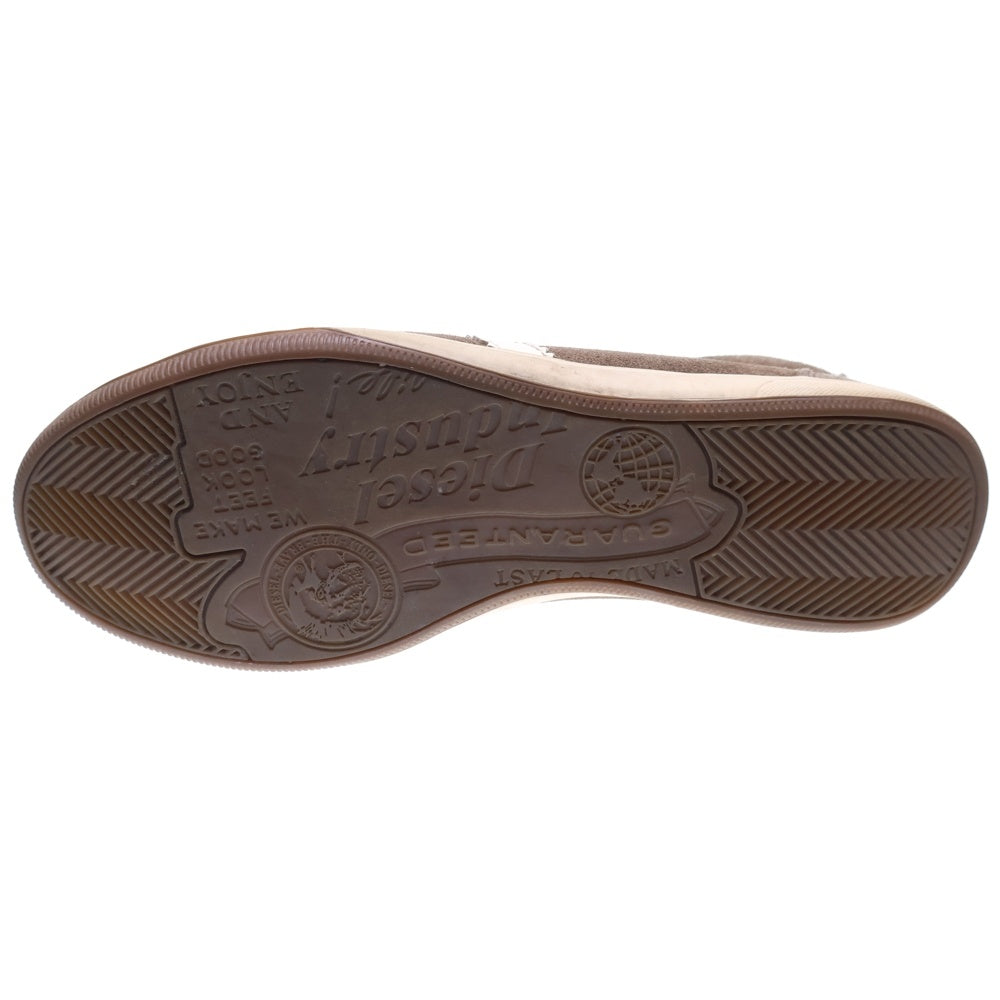 DIESEL(ディーゼル) スエード ローカットスニーカー ブラウン