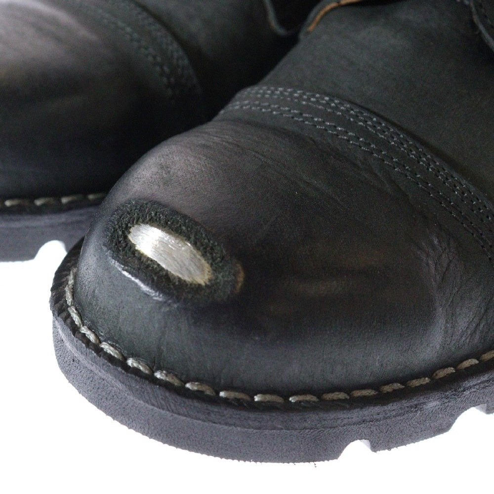 DIESEL(ディーゼル) STEEL レースアップ レザーブーツ ブラック Y01441 PR105 T6057
