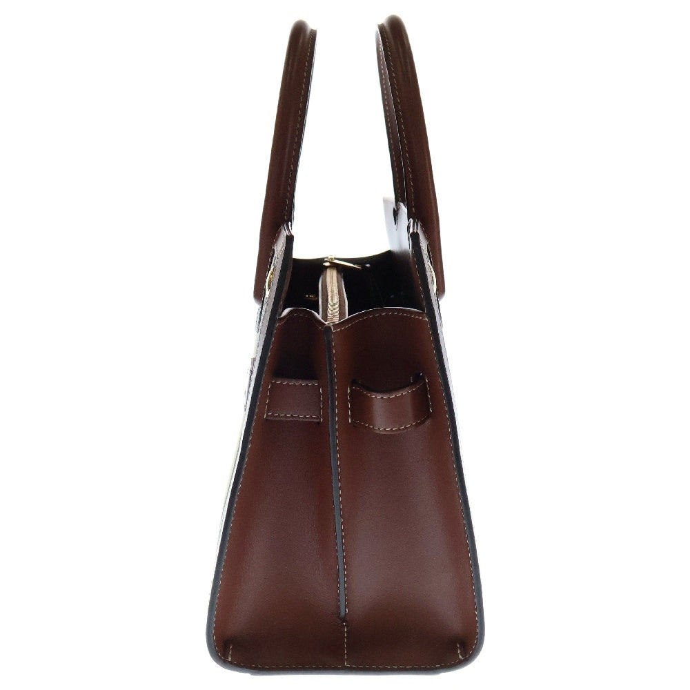 BURBERRY(バーバリー) TITLE MINI 2WAY タイトルミニ ノバチェック トート ハンドバッグ ショルダー クロスボディ ブラウン 8025267