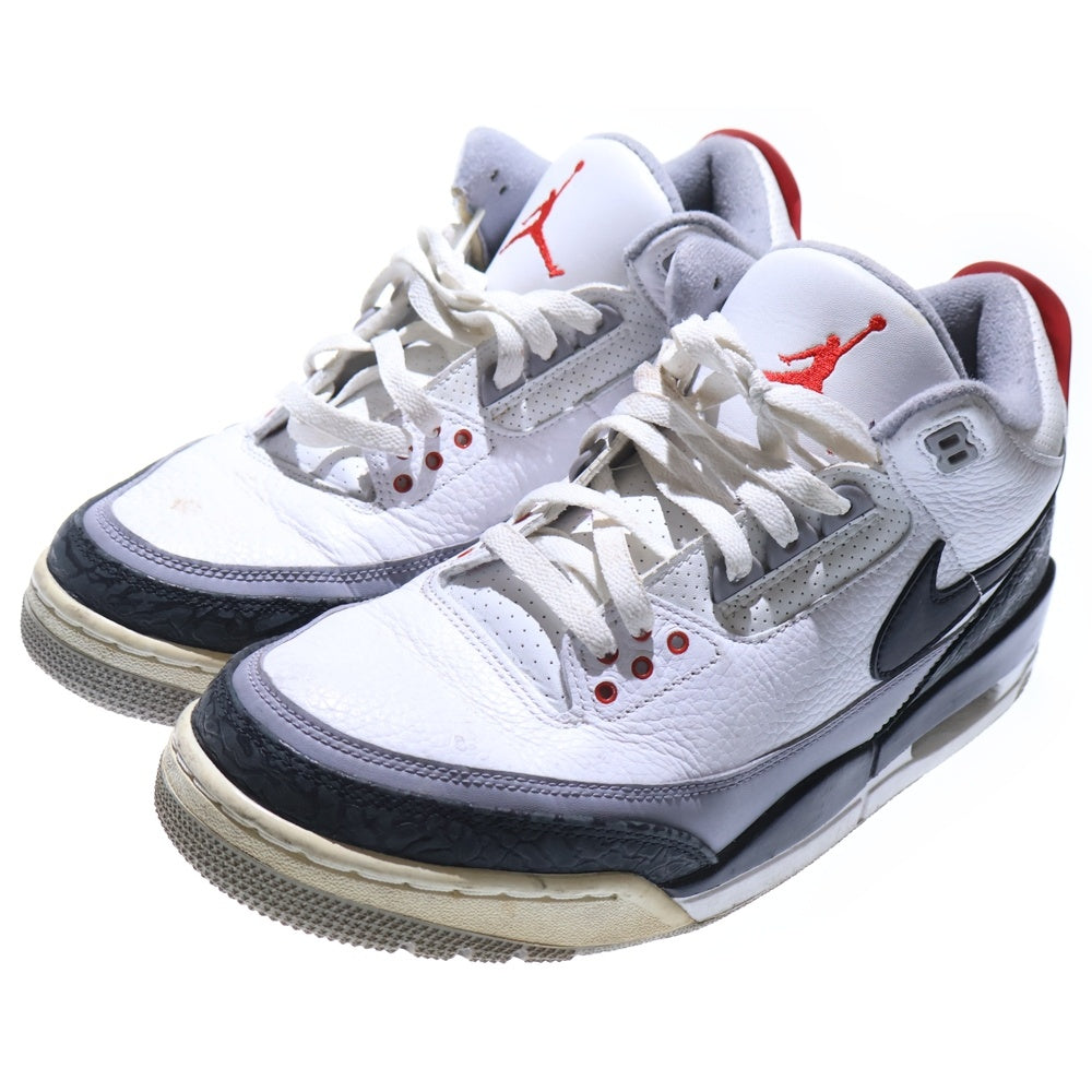 NIKE(ナイキ) AIR JORDAN 3 RETRO TINKER HATFIELD エアジョーダン3 レトロ ティンカー ハッドフィールド ローカットスニーカー ホワイト/ブラック US12/30cm AQ3835-160