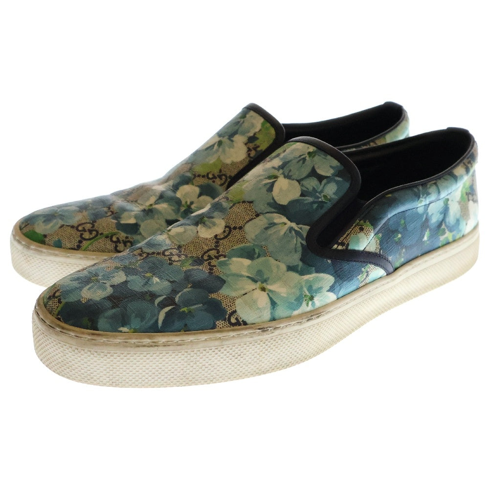 GUCCI(グッチ) GGブルームス フローラルスリッポン シューズ ブルー 546152