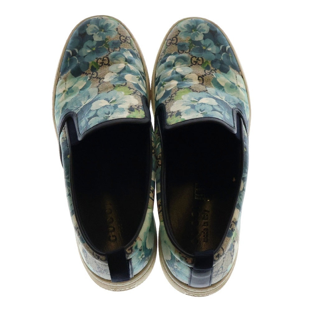 GUCCI(グッチ) GGブルームス フローラルスリッポン シューズ ブルー 546152
