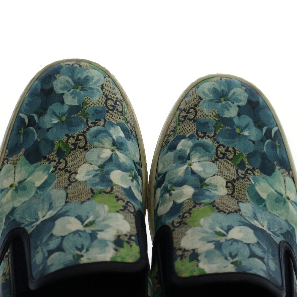GUCCI(グッチ) GGブルームス フローラルスリッポン シューズ ブルー 546152