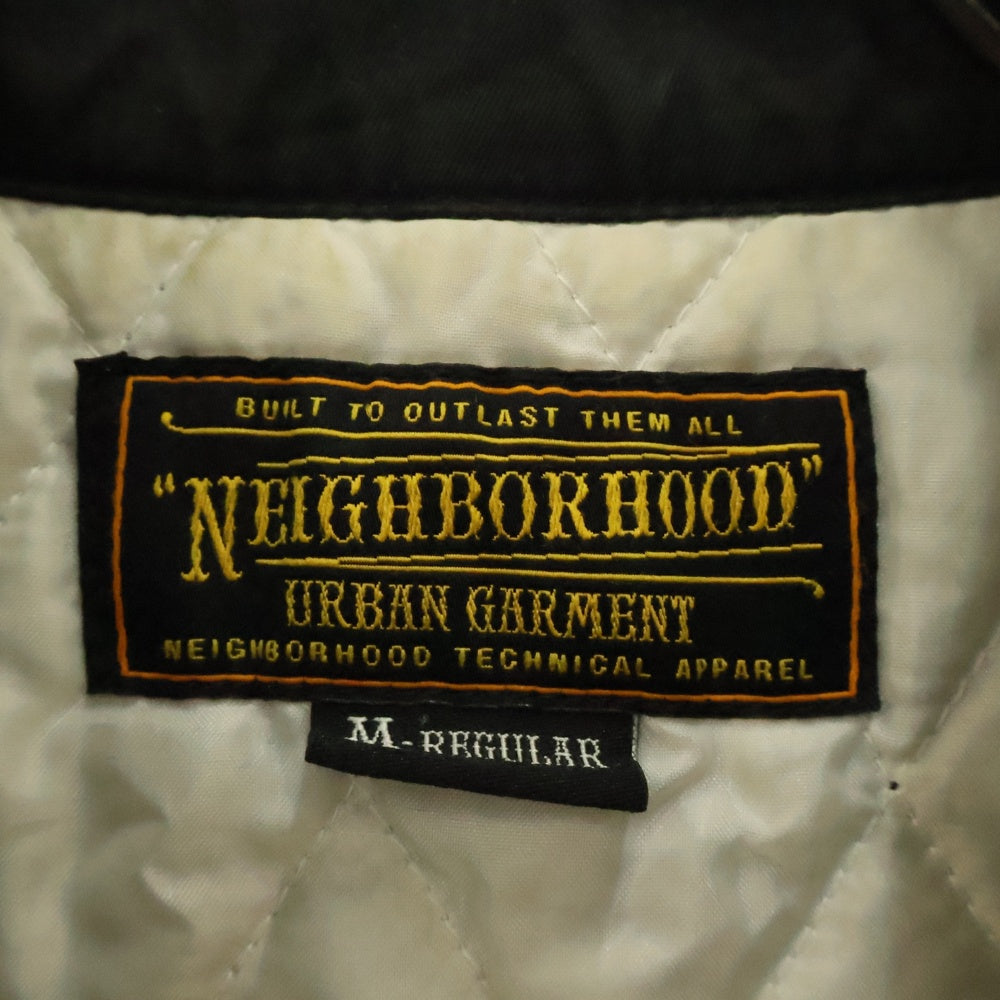 NEIGHBORHOOD(ネイバーフッド) 09AW ×Disney BIG.BAD.FIXX/C-JKT ×ディズニー コットン ブルゾン ジャケット ブラック 092BEWDN-JKM01