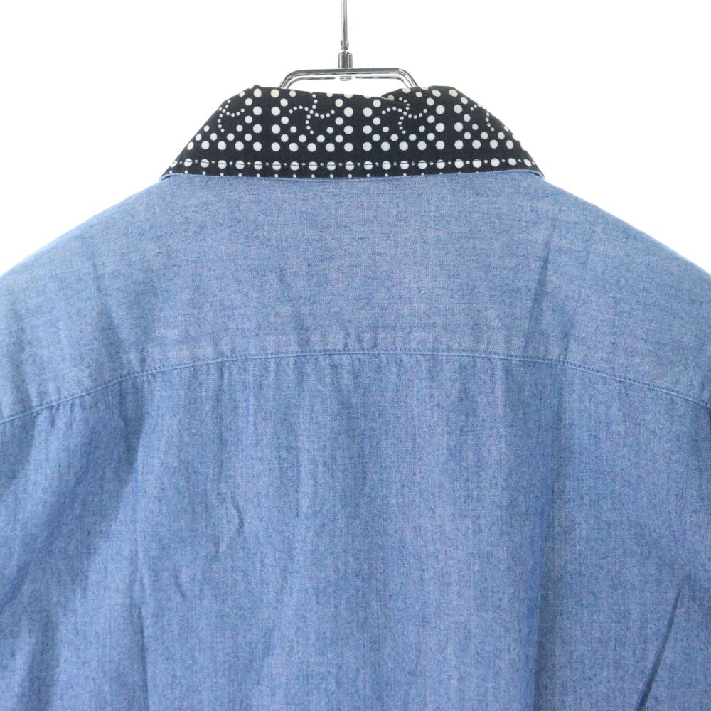 CHALLENGER(チャレンジャー) 22SS BANDANA REMAKE SHIRT バンダナ リメイク 長袖シャツ インディゴ CLG-SH010-013