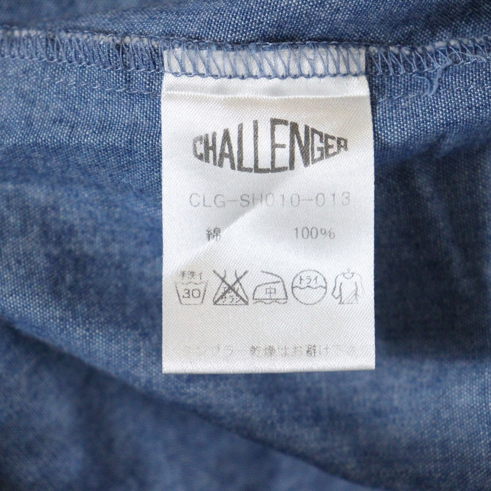 CHALLENGER(チャレンジャー) 22SS BANDANA REMAKE SHIRT バンダナ リメイク 長袖シャツ インディゴ CLG-SH010-013