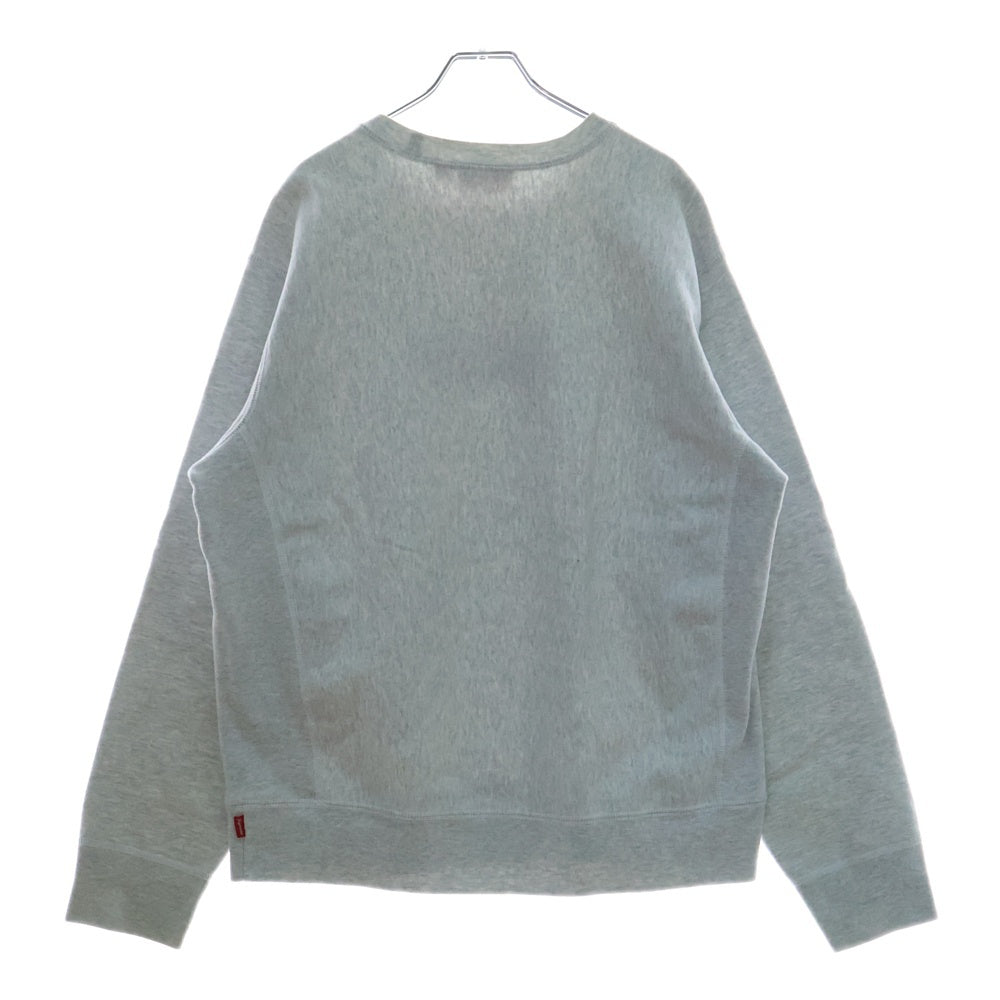 SUPREME(シュプリーム) 18AW Box Logo Crewneck ボックスロゴ クルーネック スウェットトレーナー グレー/レッド