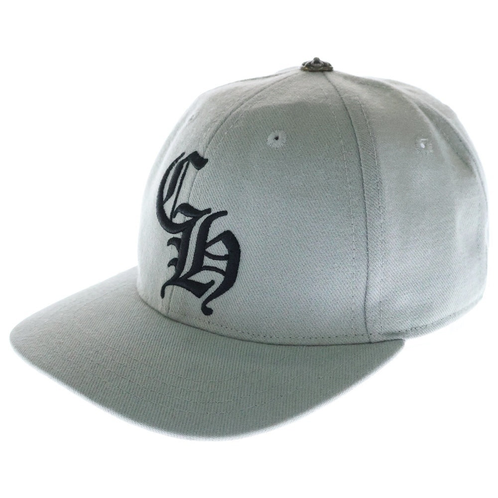 CHROME HEARTS(クロムハーツ) TRUCKER CAP CH刺繍 クロス ベースボールキャップ グレー