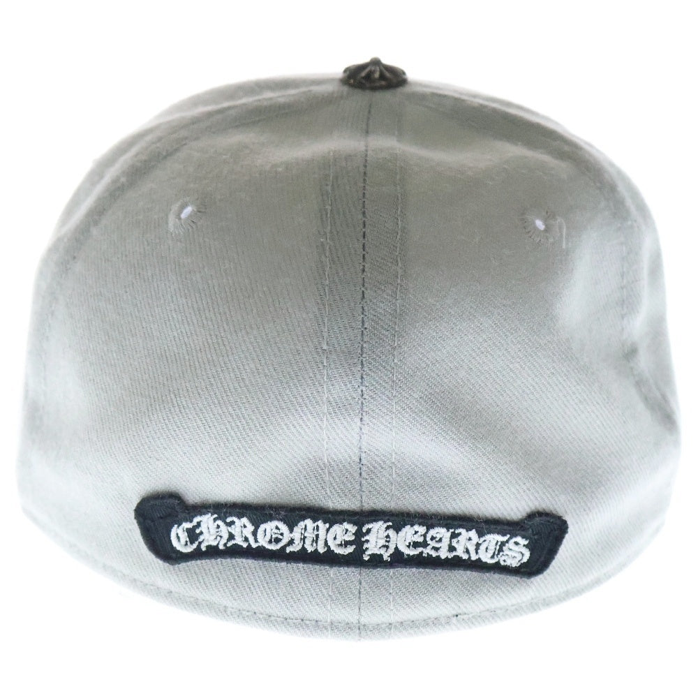 CHROME HEARTS(クロムハーツ) TRUCKER CAP CH刺繍 クロス ベースボールキャップ グレー