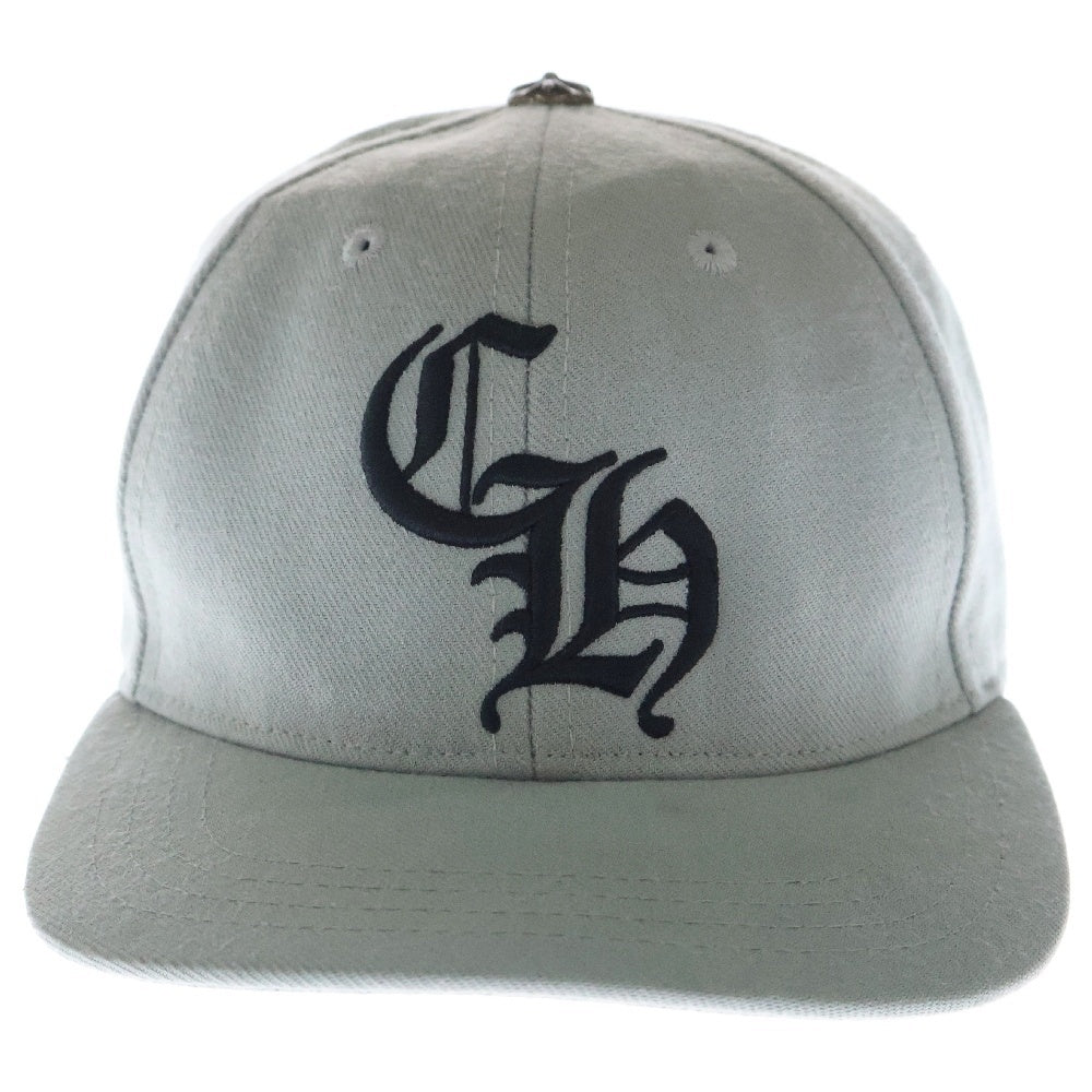CHROME HEARTS(クロムハーツ) TRUCKER CAP CH刺繍 クロス ベースボールキャップ グレー