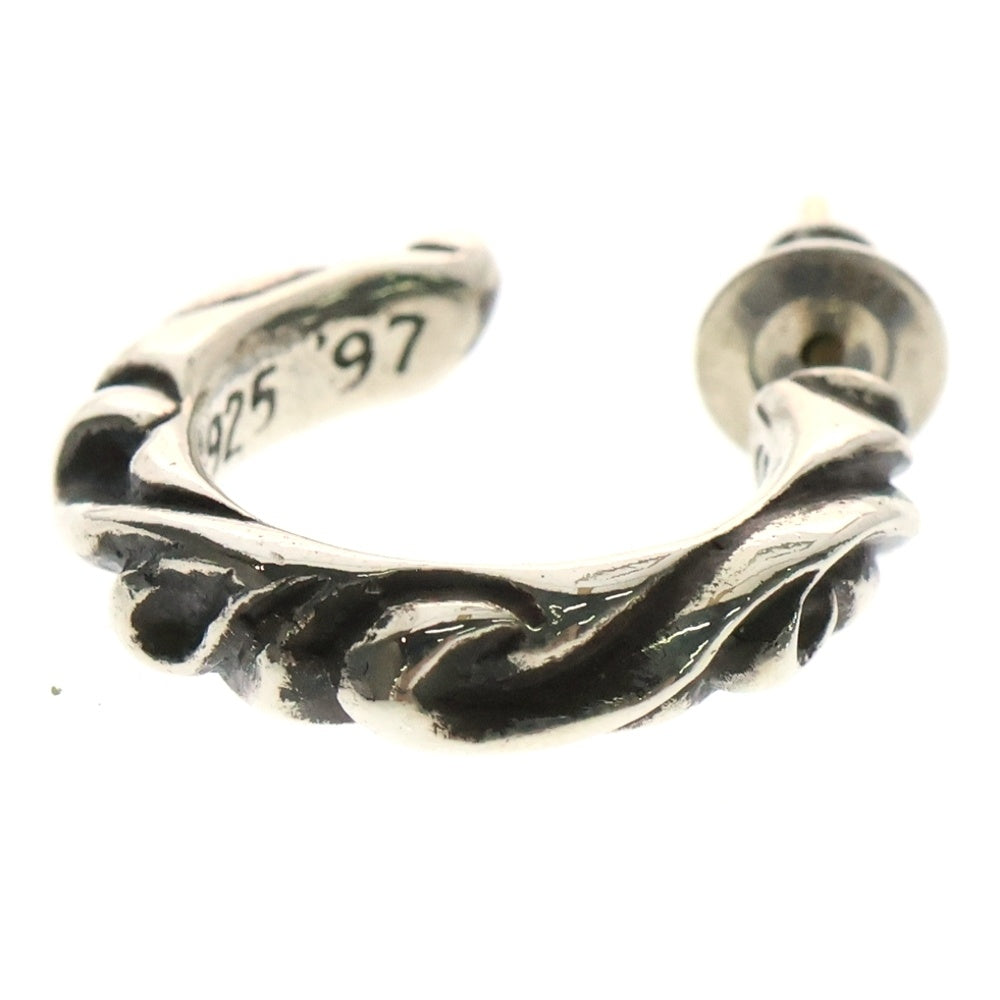 CHROME HEARTS(クロムハーツ) HOOP SCROOL スクロール フープピアス シルバー BCA102