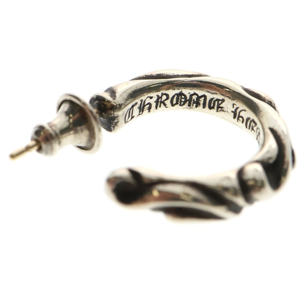 CHROME HEARTS(クロムハーツ) HOOP SCROOL スクロール フープピアス シルバー BCA102
