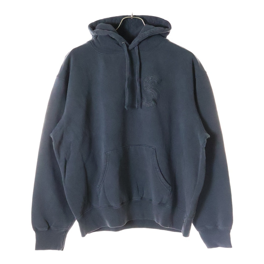 SUPREME(シュプリーム) 23SS Overdyed S Logo Hooded Sweatshirt オーバーダイ Sロゴ プルオーバースウェットパーカー フーディ ブラック