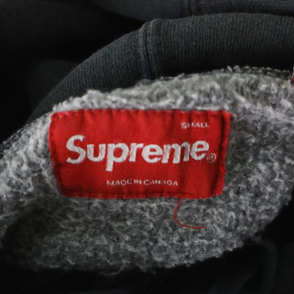 SUPREME(シュプリーム) 23SS Overdyed S Logo Hooded Sweatshirt オーバーダイ Sロゴ プルオーバースウェットパーカー フーディ ブラック