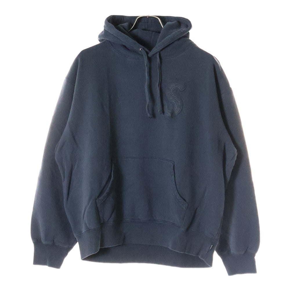 SUPREME(シュプリーム) 23SS Overdyed S Logo Hooded Sweatshirt オーバーダイ Sロゴ プルオーバースウェットパーカー フーディ ブラック