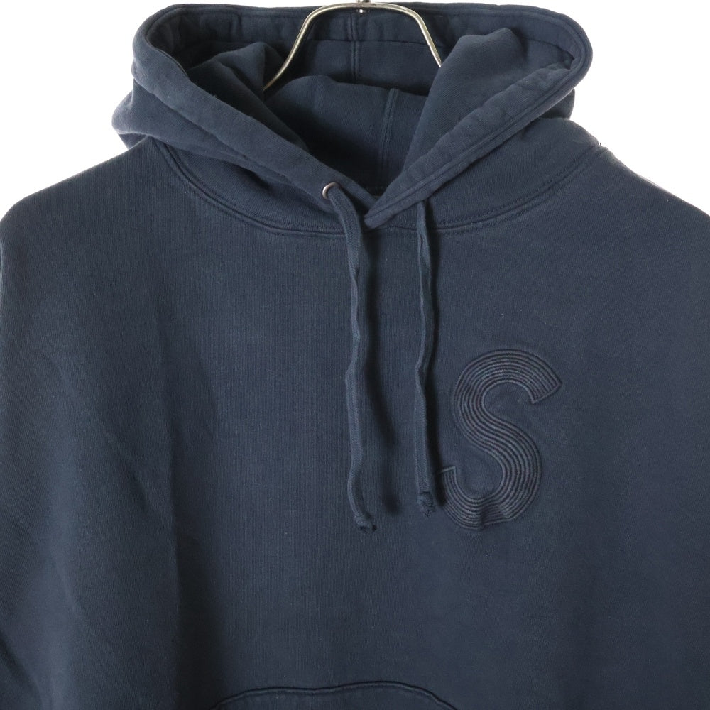 SUPREME(シュプリーム) 23SS Overdyed S Logo Hooded Sweatshirt オーバーダイ Sロゴ プルオーバースウェットパーカー フーディ ブラック