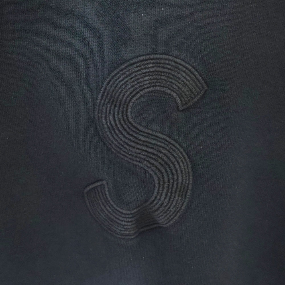SUPREME(シュプリーム) 23SS Overdyed S Logo Hooded Sweatshirt オーバーダイ Sロゴ プルオーバースウェットパーカー フーディ ブラック