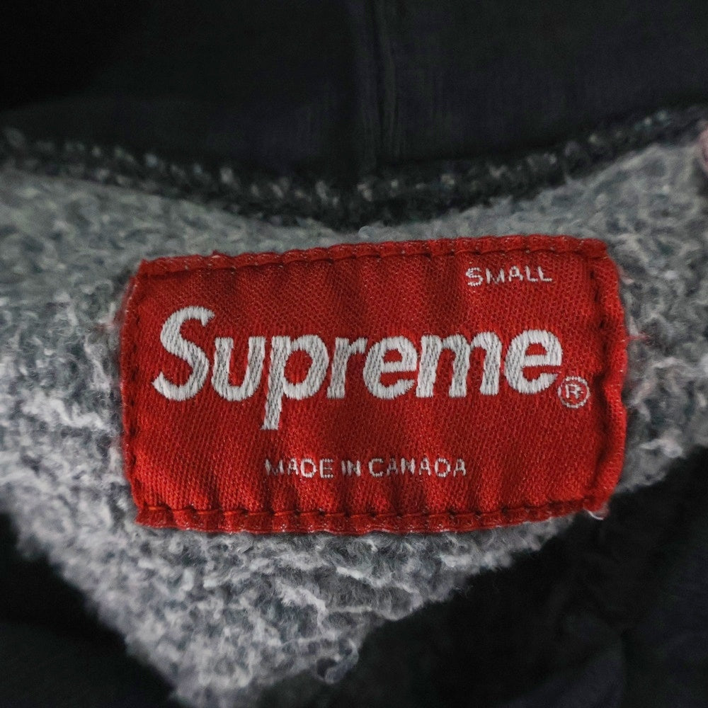 SUPREME(シュプリーム) 23SS Overdyed S Logo Hooded Sweatshirt オーバーダイ Sロゴ プルオーバースウェットパーカー フーディ ブラック