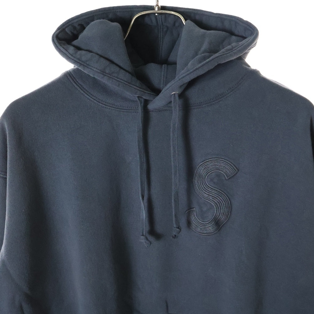 SUPREME(シュプリーム) 23SS Overdyed S Logo Hooded Sweatshirt オーバーダイ Sロゴ プルオーバースウェットパーカー フーディ ブラック