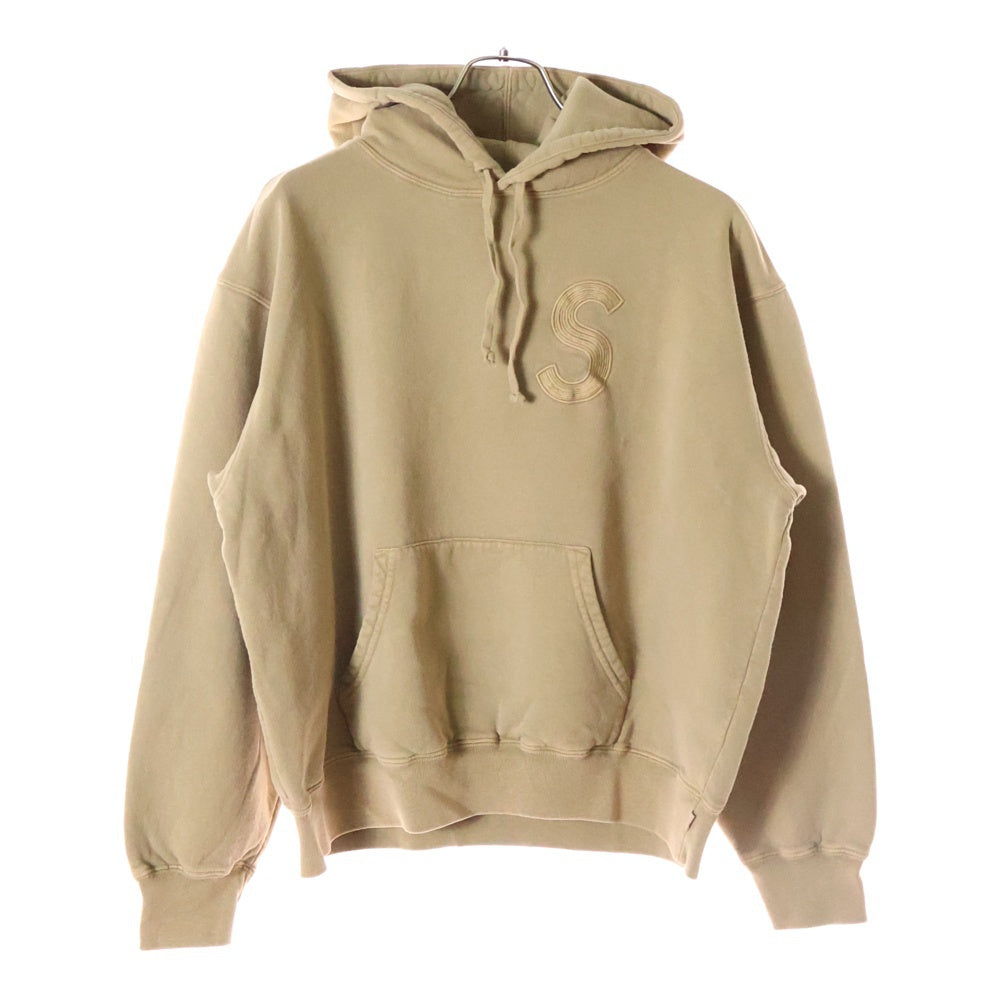 SUPREME(シュプリーム) 23SS Overdyed S Logo Hooded Sweatshirt オーバーダイ Sロゴ プルオーバースウェットパーカー フーディ ベージュ