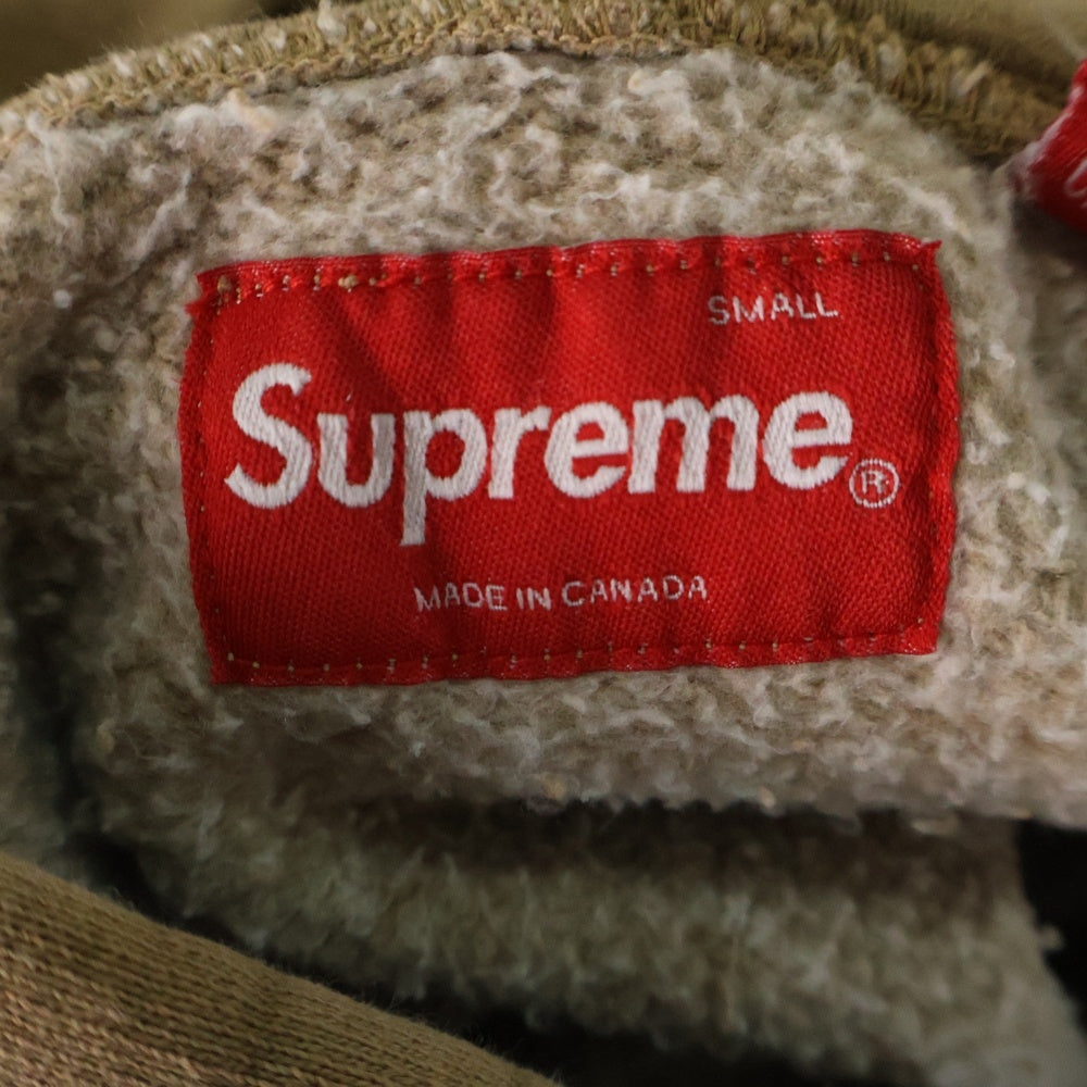 SUPREME(シュプリーム) 23SS Overdyed S Logo Hooded Sweatshirt オーバーダイ Sロゴ プルオーバースウェットパーカー フーディ ベージュ