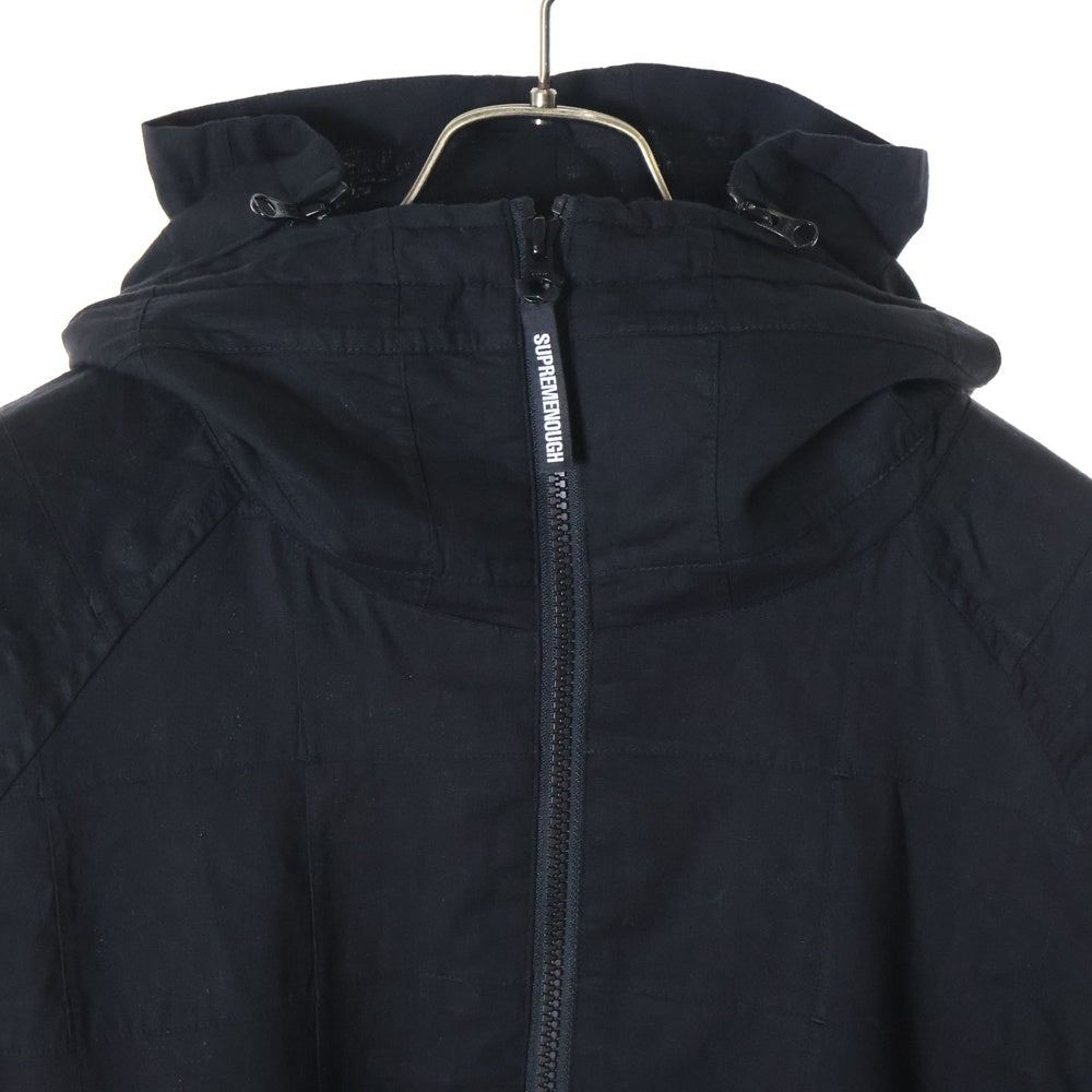SUPREME(シュプリーム) 25SS×GOODENOUGH Patchwork Madras Hooded Jacket グッドイナフ パッチワーク マドラス フーデッドジャケット フーディ ブラック