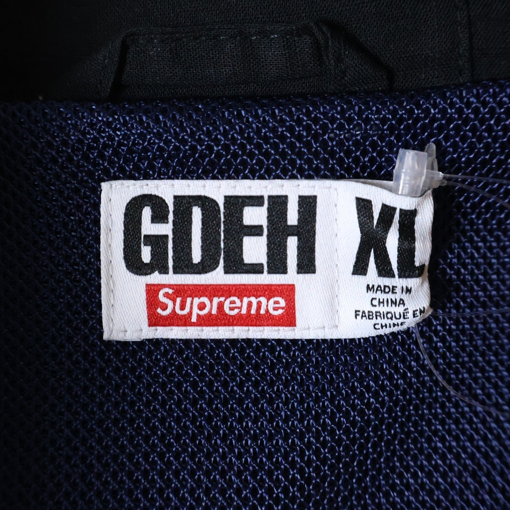 SUPREME(シュプリーム) 25SS×GOODENOUGH Patchwork Madras Hooded Jacket グッドイナフ パッチワーク マドラス フーデッドジャケット フーディ ブラック