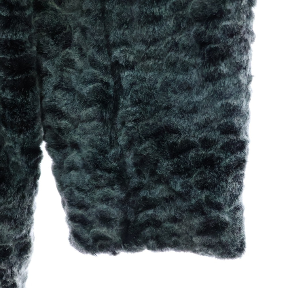 SUPREME(シュプリーム) 23SS Croc Faux Fur Overcoat GORE-TEX クロコ柄 フェイクファー オーバーコート ロングコート ゴアテックス グレー