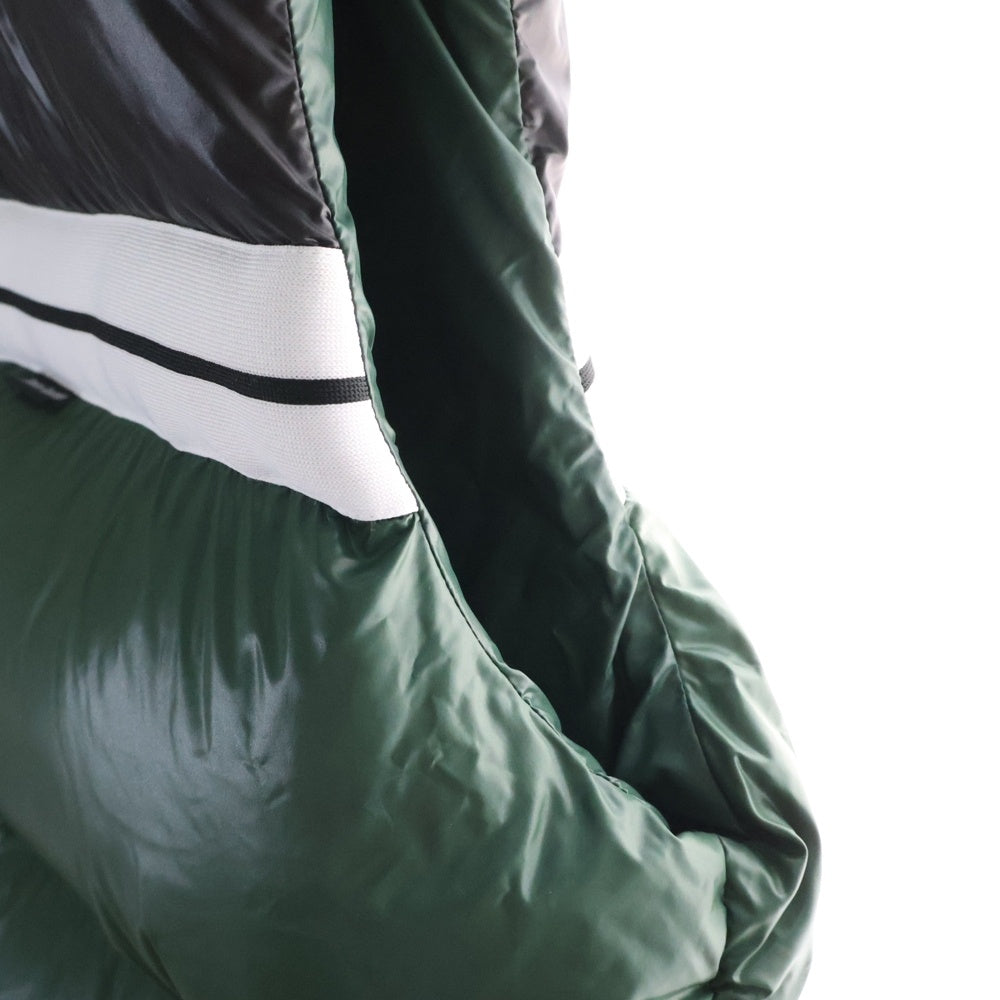 Palm Angels(パームエンジェルス) 23SS Classic Track Puffed Vest クラシック トラック パッフド ダウン ベスト グリーン PMED018F22FAB0015510