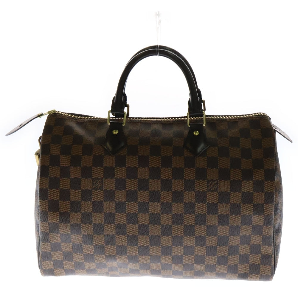 LOUIS VUITTON(ルイヴィトン) ダミエ スピーディ35 ミニボストンバッグ ハンドバッグ ミニバッグ ブラウン ゴールド金具