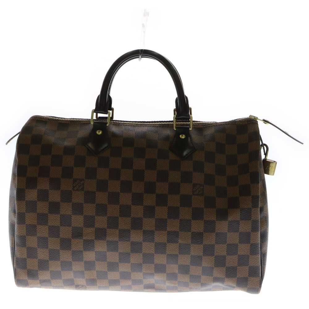 LOUIS VUITTON(ルイヴィトン) ダミエ スピーディ35 ミニボストンバッグ ハンドバッグ ミニバッグ ブラウン ゴールド金具
