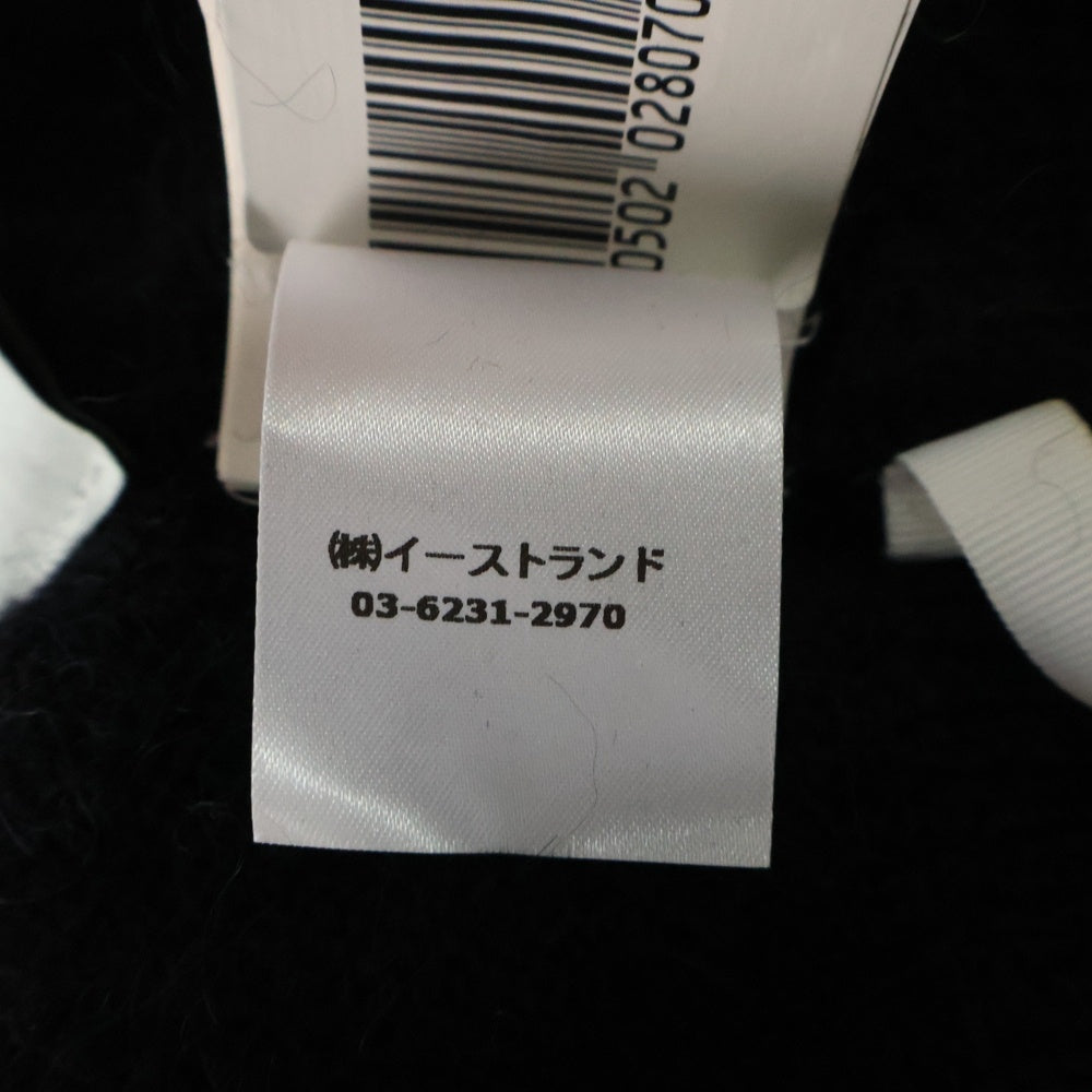 OFF-WHITE(オフホワイト) 20SS Mohair Zip Up Cardigan フード付き モヘア ジップアップカーディガン ブラック OMHA073E20KNI001