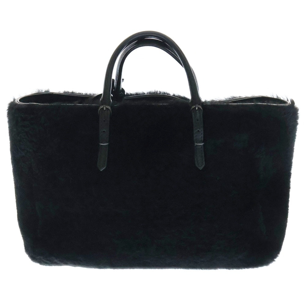 BALENCIAGA(バレンシアガ) ファー 2WAYハンドバッグ ショルダーバッグ ブラック レディース 410238
