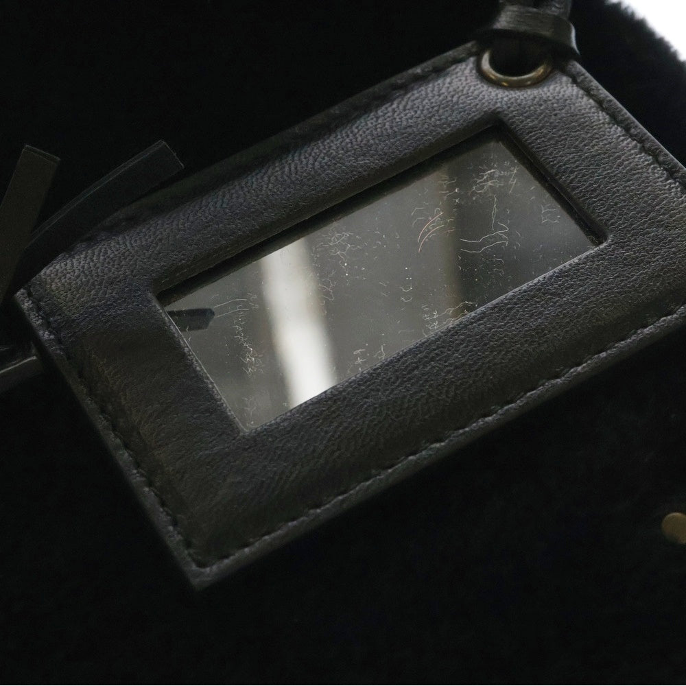 BALENCIAGA(バレンシアガ) ファー 2WAYハンドバッグ ショルダーバッグ ブラック レディース 410238