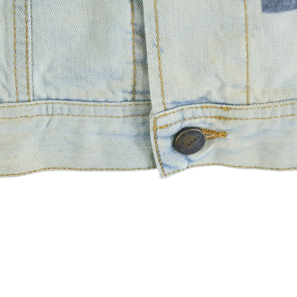DIESEL(ディーゼル) デニムジャケット Gジャン ペイント加工 インディゴ