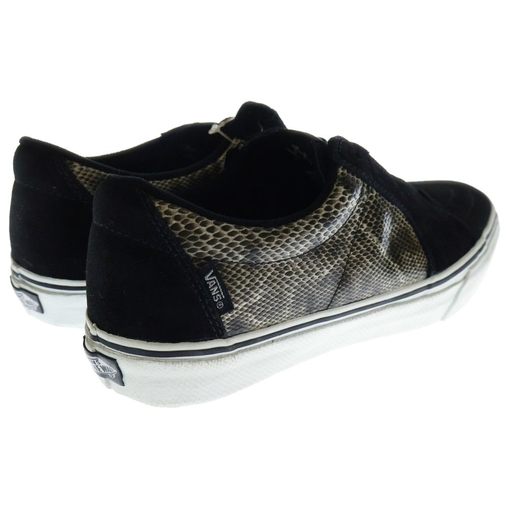 VANS(ヴァンズ) AV SK8-LOW SNAKE/BLACK スケート スネークスキン スエード ローカットスニーカー ブラック US10/28cm VN-0ANQXLP