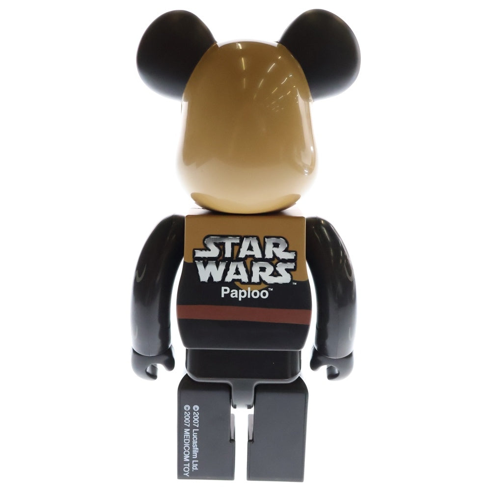 MEDICOM TOY(メディコムトイ) ×STAR WARS BE@RBRICK Paploo 400% スターウォーズ ベアブリック パプルー 人形 ブラウン