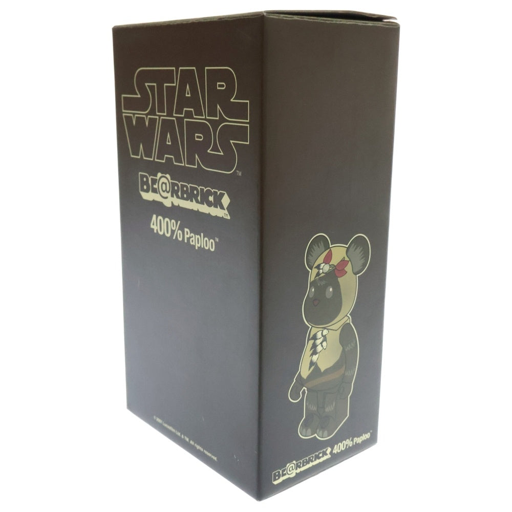 MEDICOM TOY(メディコムトイ) ×STAR WARS BE@RBRICK Paploo 400% スターウォーズ ベアブリック パプルー 人形 ブラウン