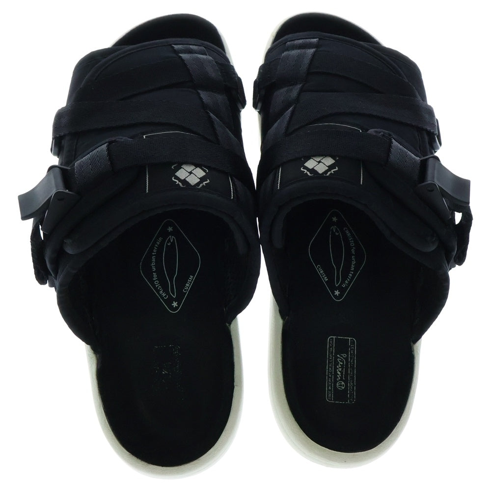 VISVIM(ヴィスヴィム) 23SS CHRISTO クリスト サンダル ブラック 0123301001003