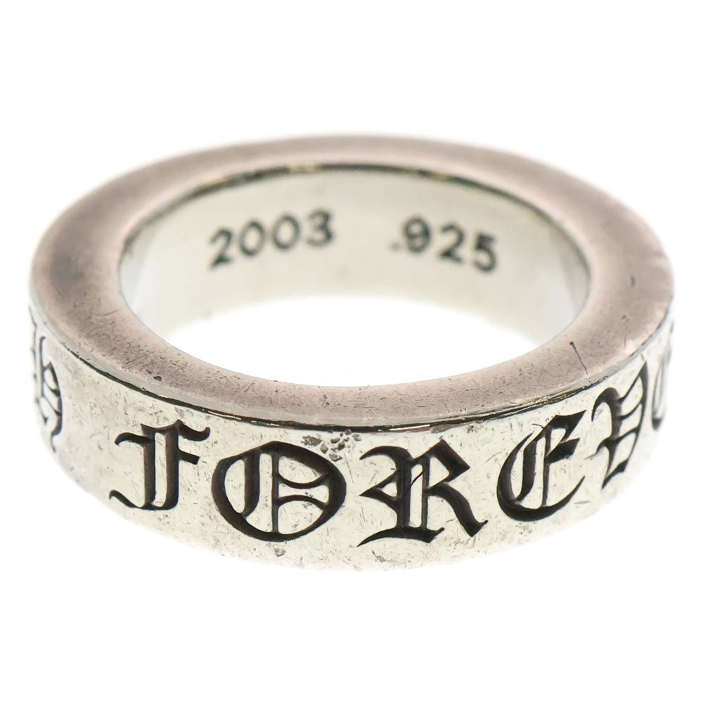 CHROME HEARTS(クロムハーツ) 6mm SPACER FOREVER 6mmスペーサーリング フォーエバーシルバー BCA337