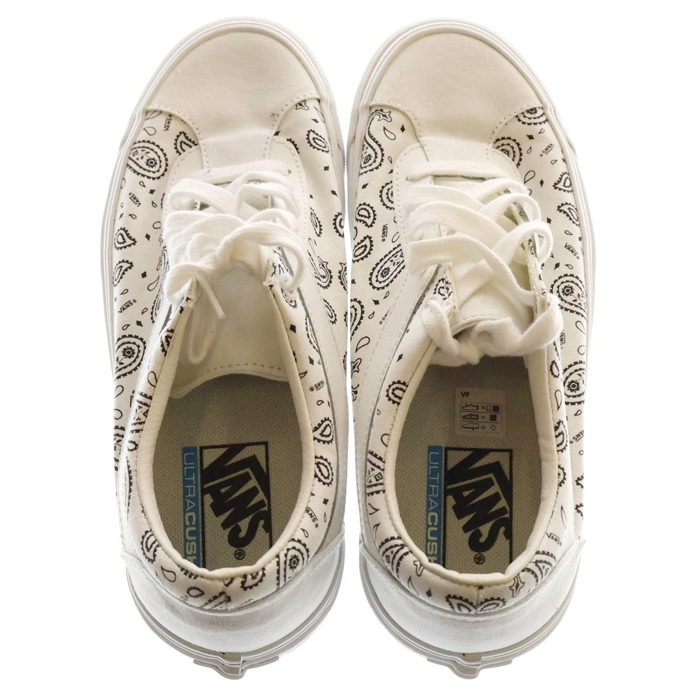 VANS(ヴァンズ) BANDANA OLD SKOOL バンダナ柄 オールドスクール ローカットスニーカー ホワイト US6/24cm