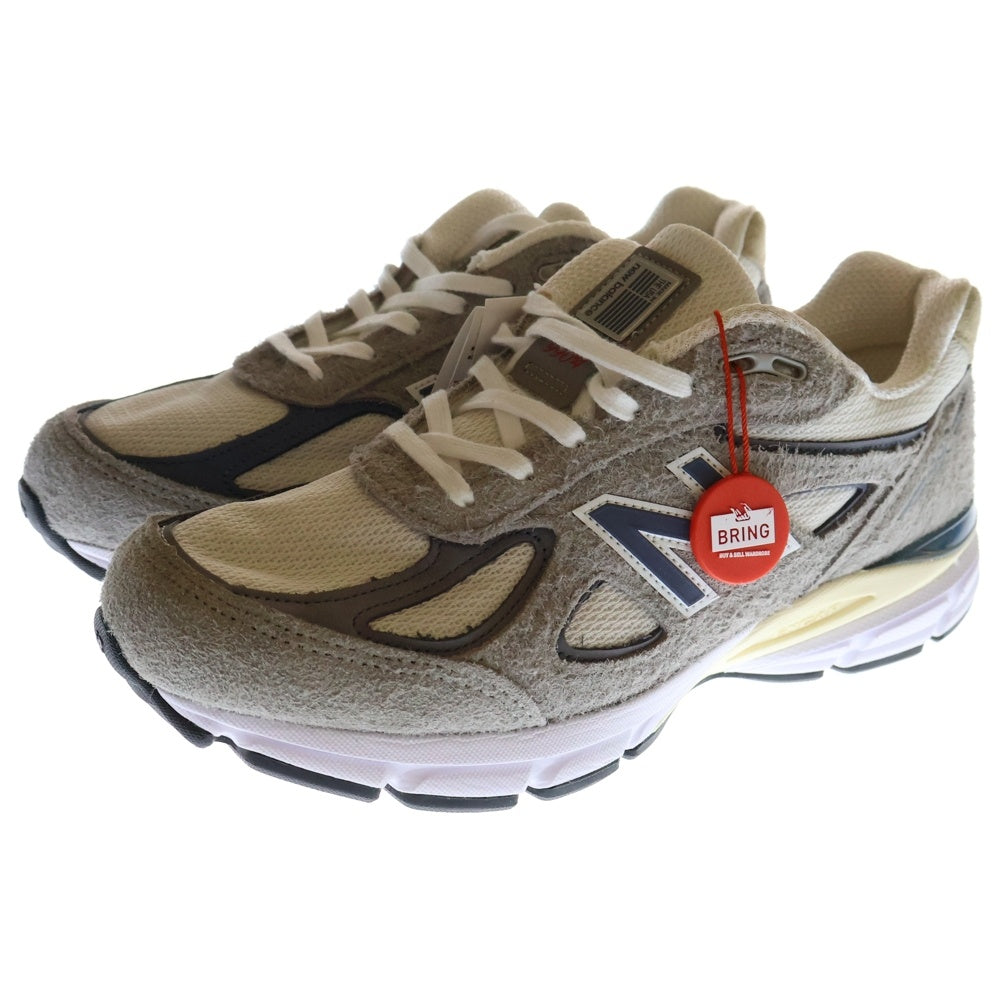 New Balance(ニューバランス) U990TA4 スウェード ローカットスニーカー グレー US8/26cm