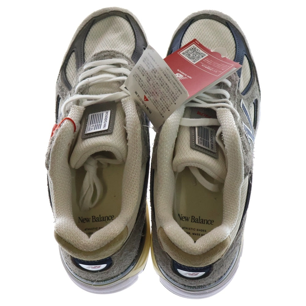 New Balance(ニューバランス) U990TA4 スウェード ローカットスニーカー グレー US8/26cm