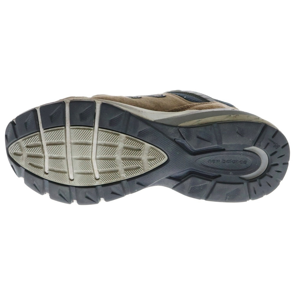 New Balance(ニューバランス) M990NV5 スウェード ローカットスニーカー ブラウン/ネイビー US8/26cm