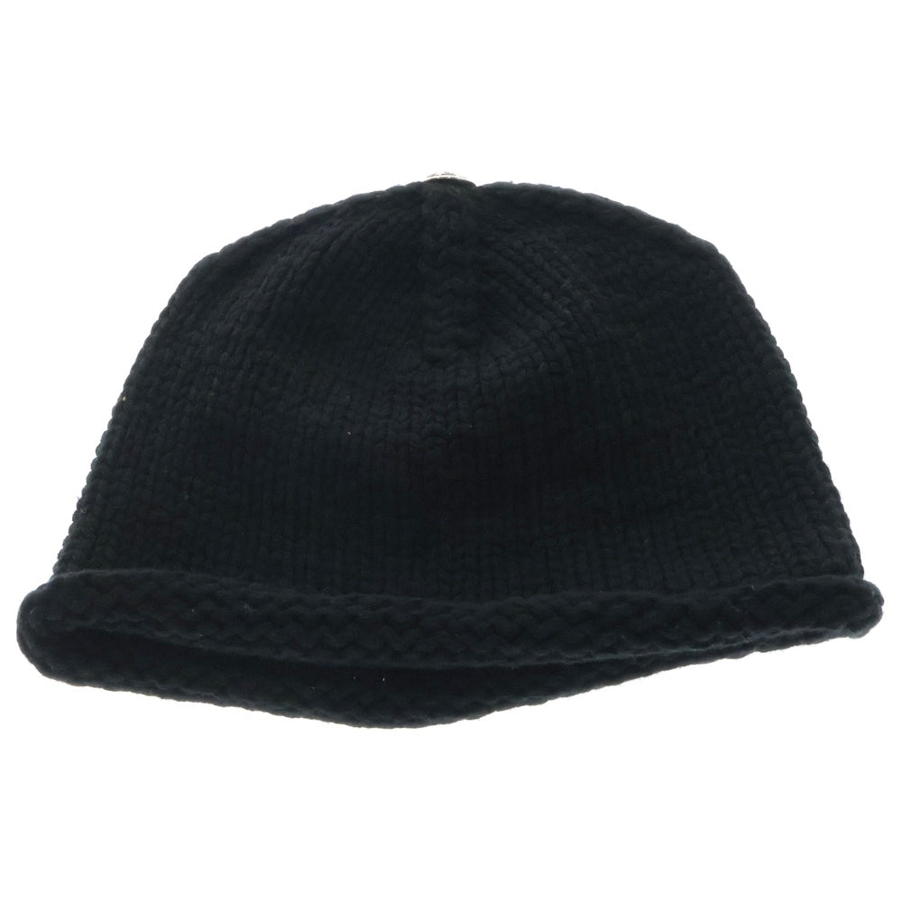 CHROME HEARTS(クロムハーツ) BEANIE CASH クロスパッチ付きカシミアビーニーニットキャップ