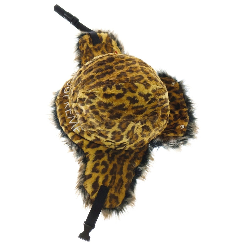 SUPREME(シュプリーム) 10AW Leopard Trooper Hat レオパード トルーパー ハット 帽子 ブラウン